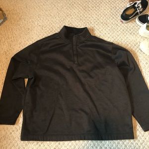Black Men’s 1/4 Zip Golf Pullover